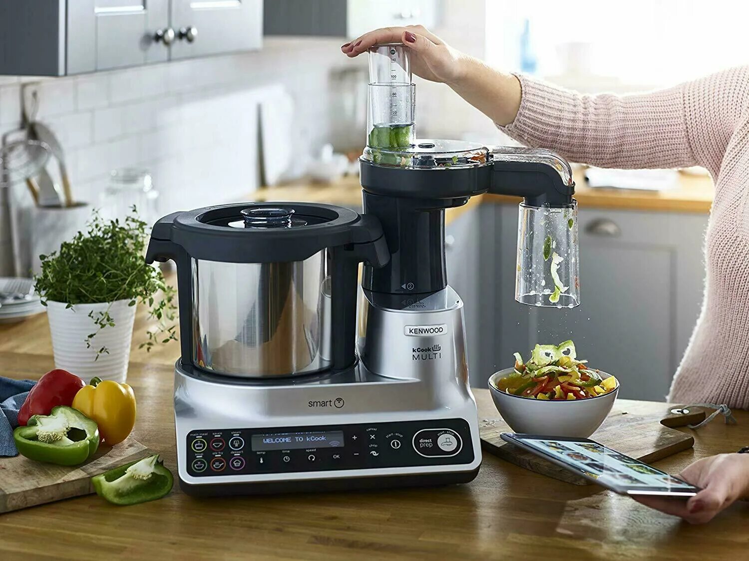 Кухонный робот smart cooking robot. Kenwood kcook multi ccl401wh. кухонный робот xiaomi. кухонный робот xiaomi для готовки. xiaomi smart cooking robot.