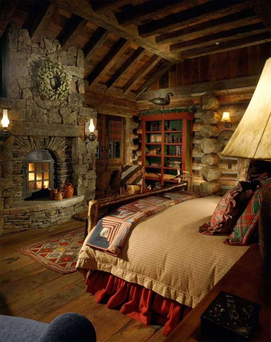 Деревенская комната. Спальня в древеснос стиле. Уютная комната. Спальня в деревенском стиле. Комната в уютном деревенском стиле.