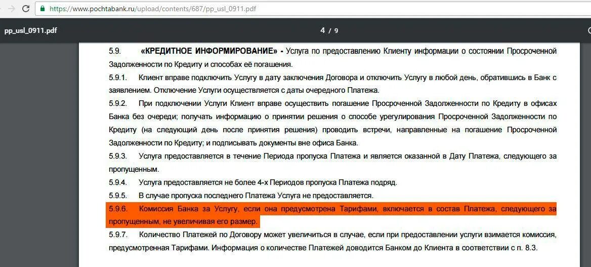 Дополнительные услуги в кредитном договоре. Комиссия за услуги банка. Кредитное информирование почта банк. Почта банк как отключить смс информирование. Комиссия за обслуживание смс.