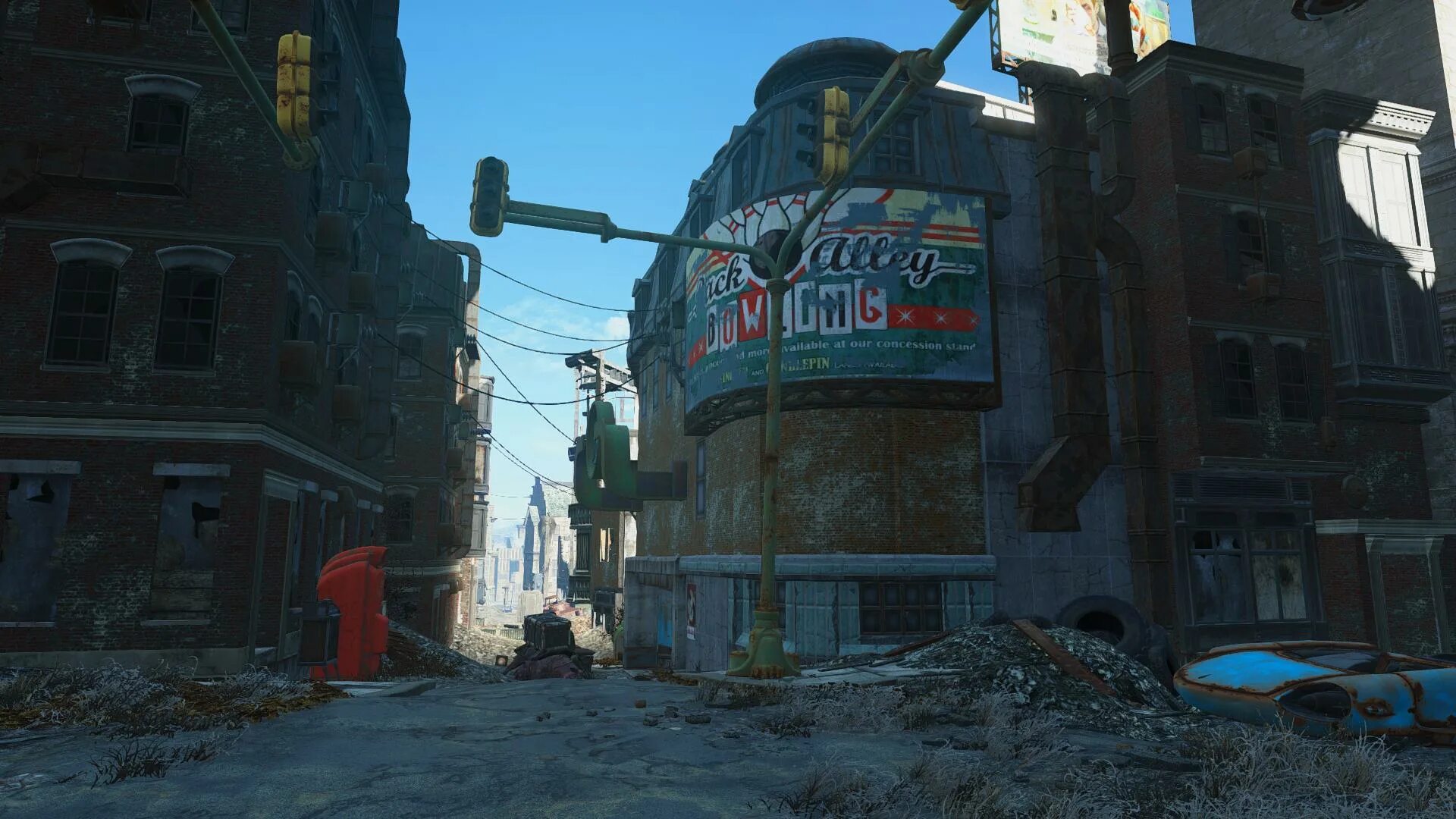 Какой год в фоллаут 4. Фоллаут 4 атмосфера. Fallout 4 открытый мир. Фоллаут 4 город. Фоллаут 4 Нью Йорк.