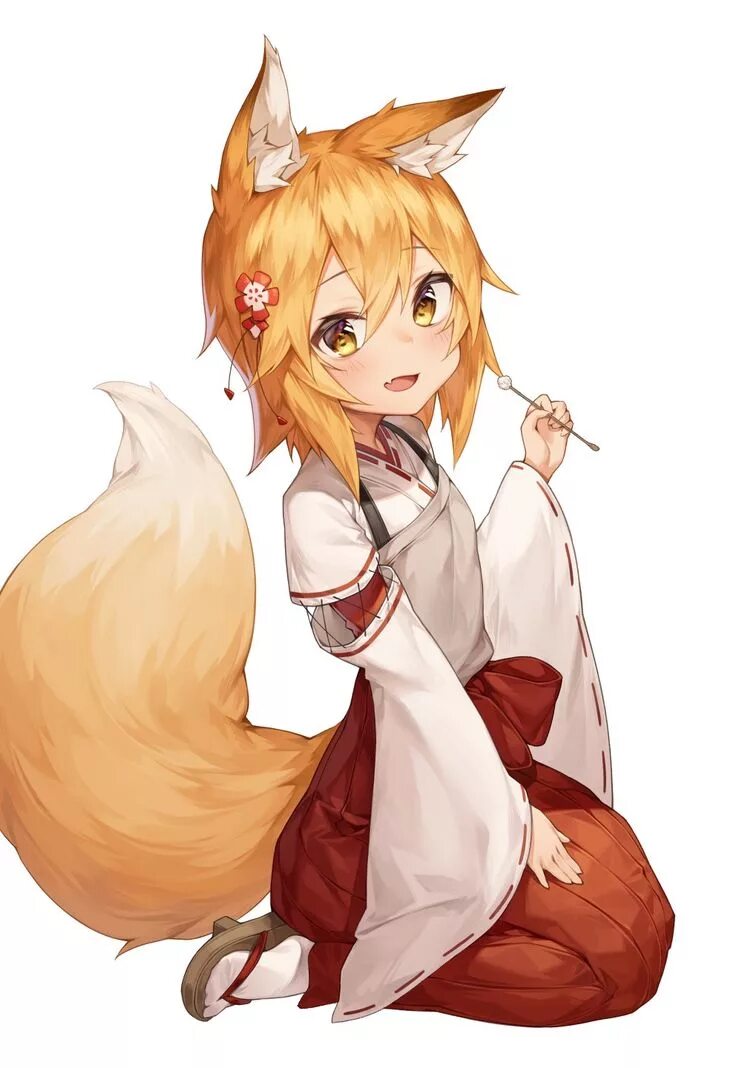 Kitsune senko san. Кицунэ Сэнко-Сан. Лисичка Сэнко Сан.