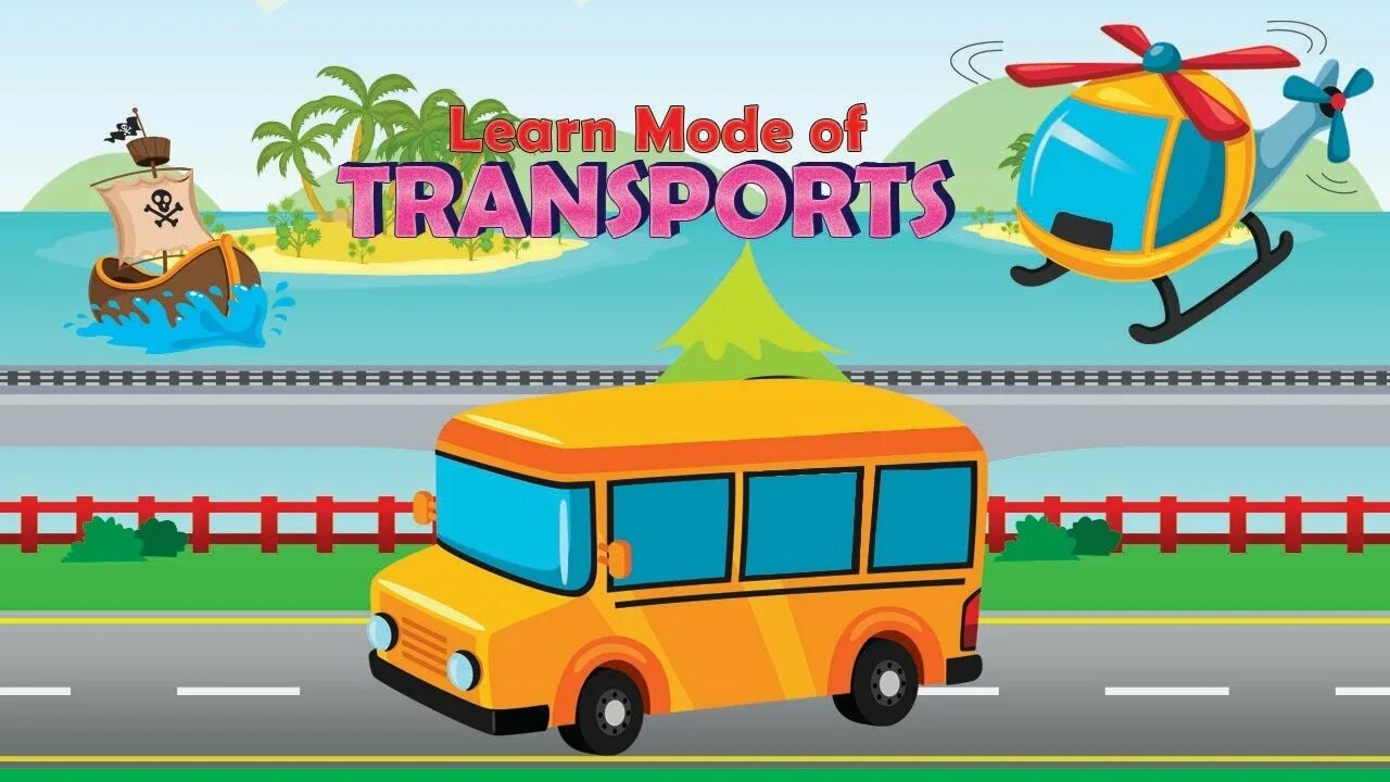 Transport for Kids. Vehicles for Kids. Happy transport for Kids. Transporter for Kids.