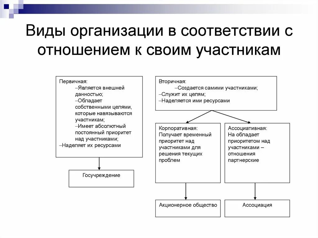 Вторичной организацией является. Виды организаций. Виды организаций в менеджменте. Виды организаций первичные и вторичные. Организация виды организаций.