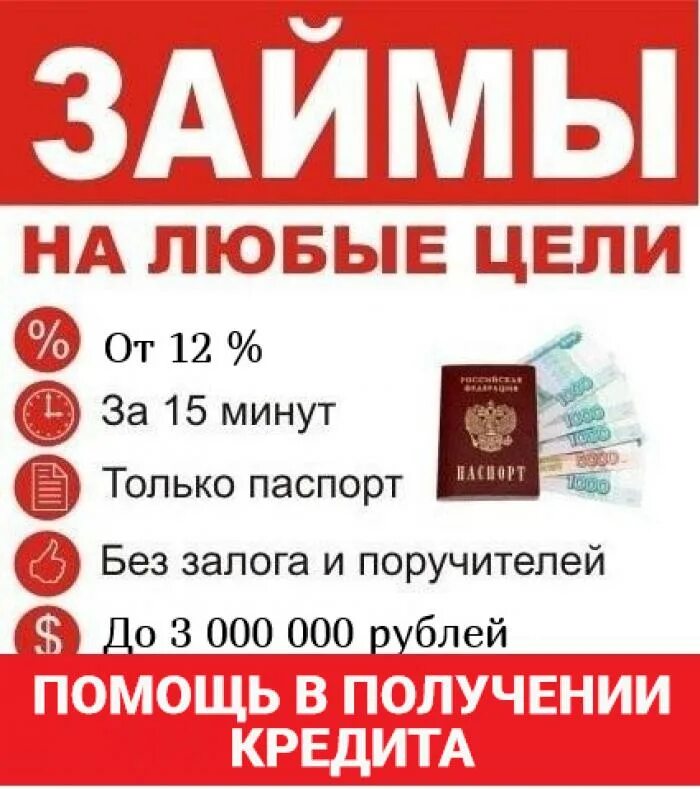 Объявление о займах. Помощь в получении кредита. Помощь в получении кредита без предоплаты. Займы частные кредиторы.