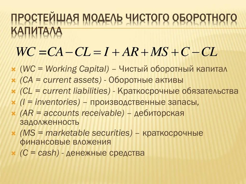 Величина собственного оборотного капитала. Чистый оборотный капитал формула. Чистый оборотный капитал формула расчета. Величина чистого оборотного капитала. Чистый оборотный капитал организации это.