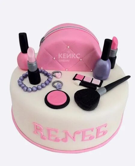 Makeup Cake Bolos de aniversário de maquiagem, Bolos de maquiagem, Ideias de bol