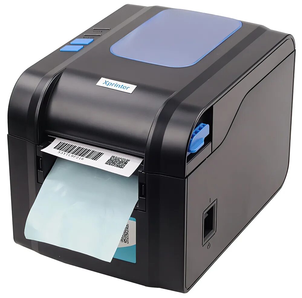 Купить принтер xp. Принтер Xprinter XP-370b. Термопринтер этикеток Xprinter XP-370b. Принтер этикеток Xprinter 370b. Термопринтер этикеток Xprinter XP-365b USB 20-82mm.