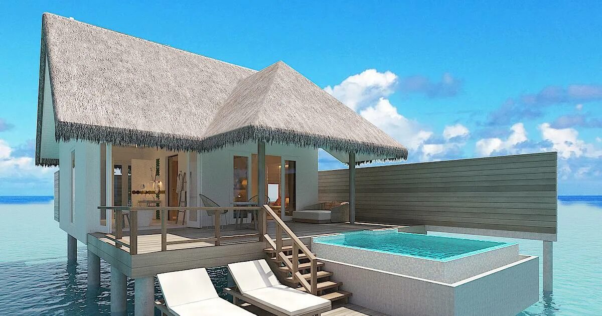 Включи другие отели. Sun siyam iru veli. бунгало на мальдивах. sun siyam iru veli 5*. мальдивы отели 5 звезд.