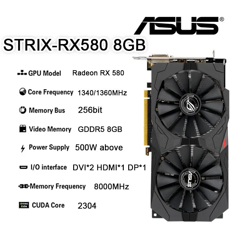 ASUS RX 580 8gb. ASUS ROG Strix RX 580 8gb. RX 580 ASUS Strix. RX 580 ASUS Strix 8gb.