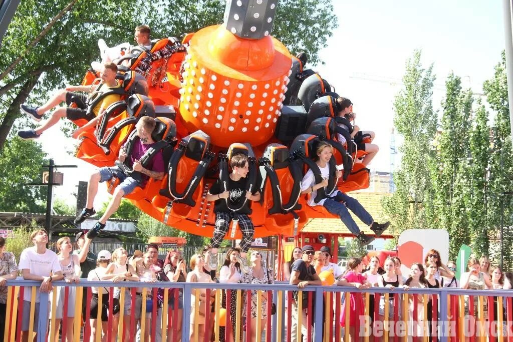 The Omsk park "Round the world" remained without electricity Accidents Seldon Ne
