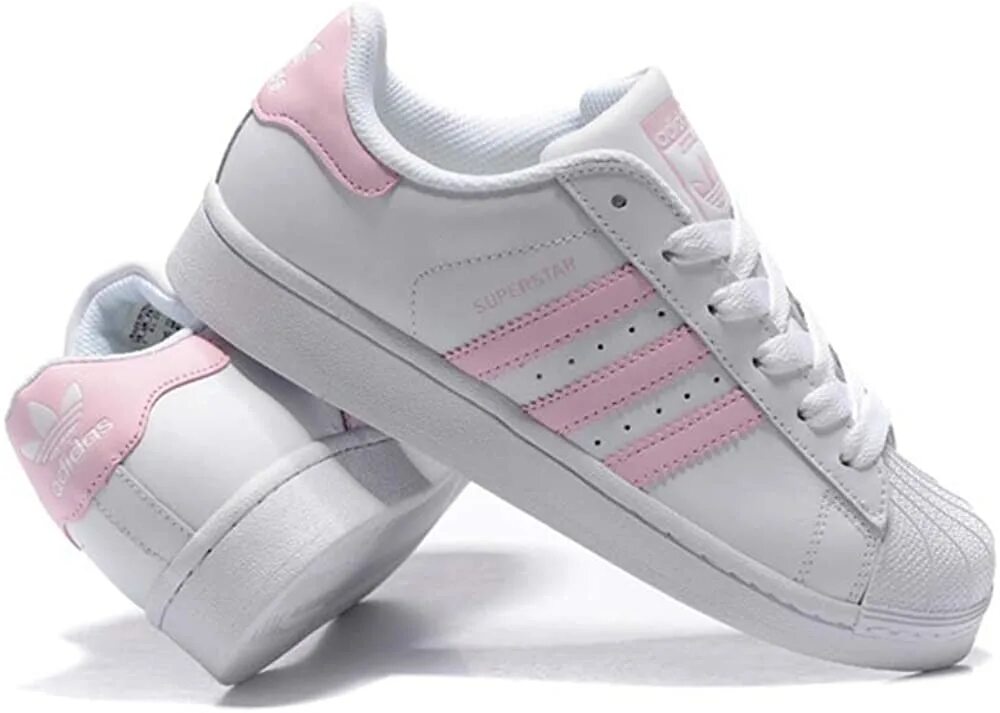 Адидас с розовыми полосками. Adidas Superstar White Pink. Adidas White Pink. Кроссовки адидас суперстар розовые. Кроссовки адидас суперстар женские розовые.