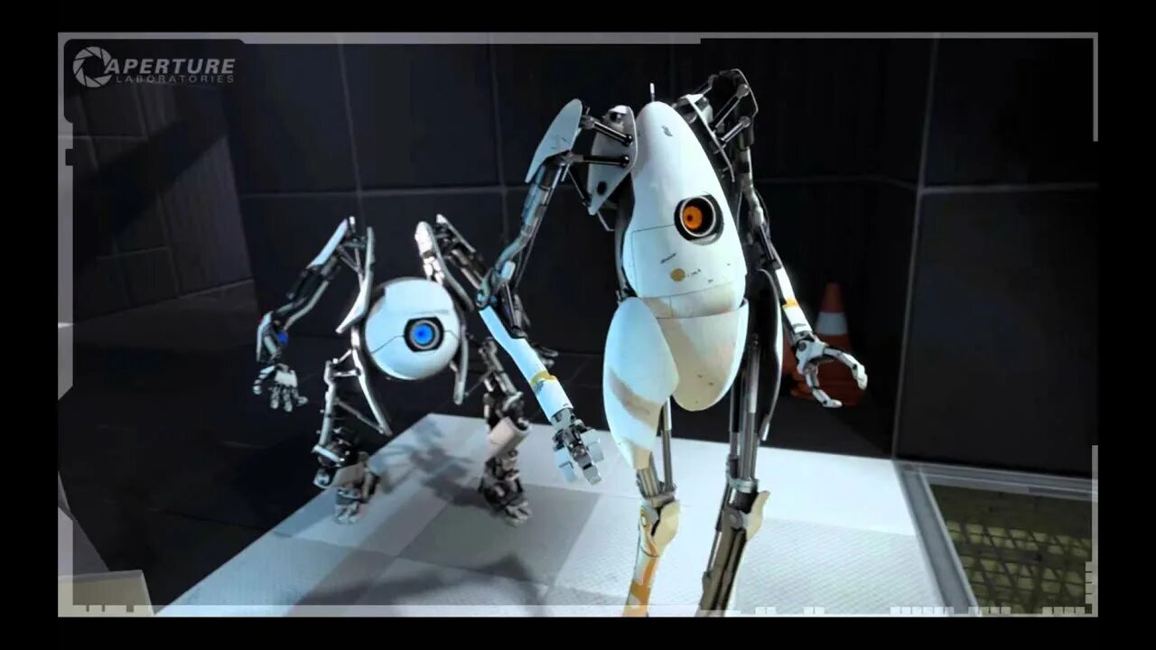 Друзья 2 робот. Portal 2 атлас и пибоди. portal 2 роботы. вымышленные роботы.