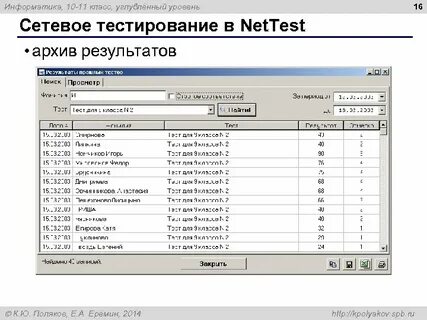 Архив теста