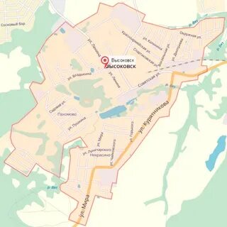 Высоковск карта