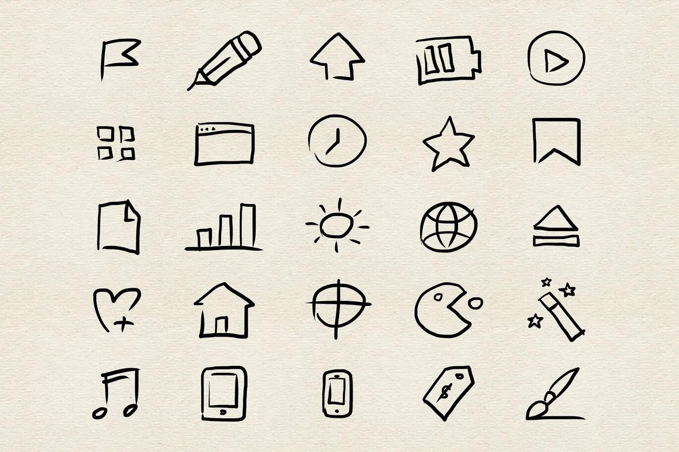 Draw icons