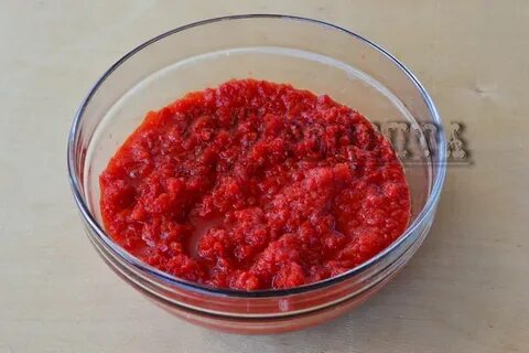 Аджика из острого перца через мясорубку