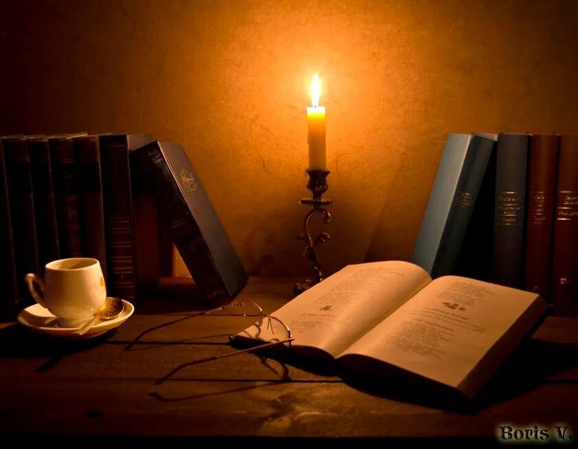 I books in the evening