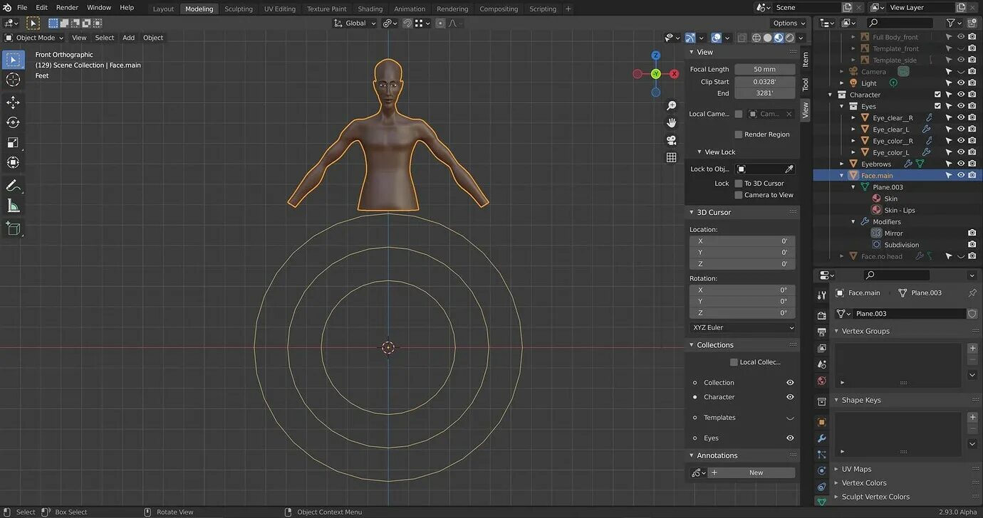 Как 3д курсор в центр blender. Как 3д курсор в центр blender