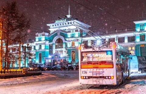 Омск в феврале