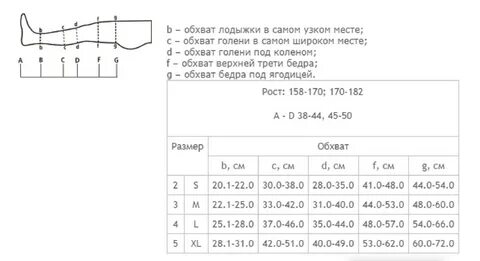 158 170 размер