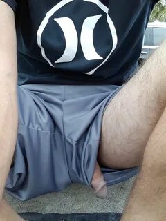 Dickslip 🔥 Freeballing beach 🌈 Gear Bulges: Freeballing in Shorts.