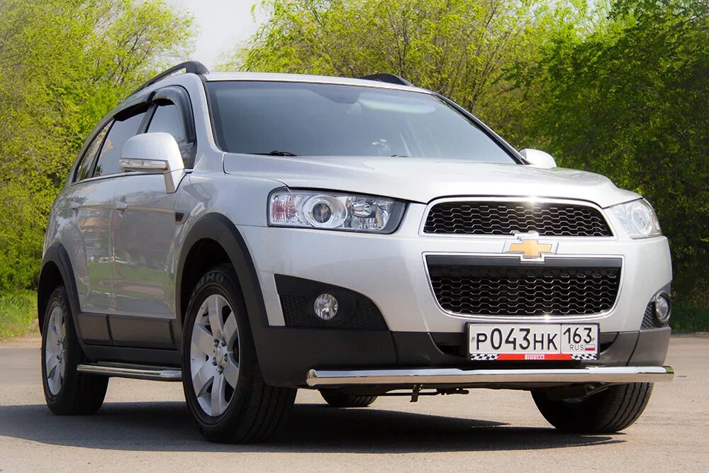 Chevrolet Captiva 2011-2013. Chevrolet Captiva 2011-2012. Защита бампера Шевроле Каптива. Защита переднего бампера Шевроле Каптива.