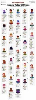 Какие любимые подарки stardew valley