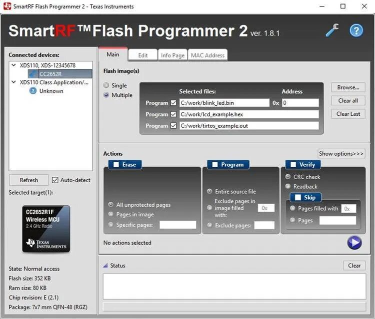 Flash programming tool. Smartrf flash programmer. программа mcu. smartrf flash programmer v2.