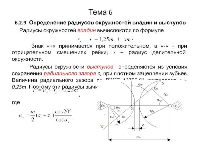Определение радиуса окружности. Измерение радиуса окружности. Делительный радиус. Диаметр начальной окружности.