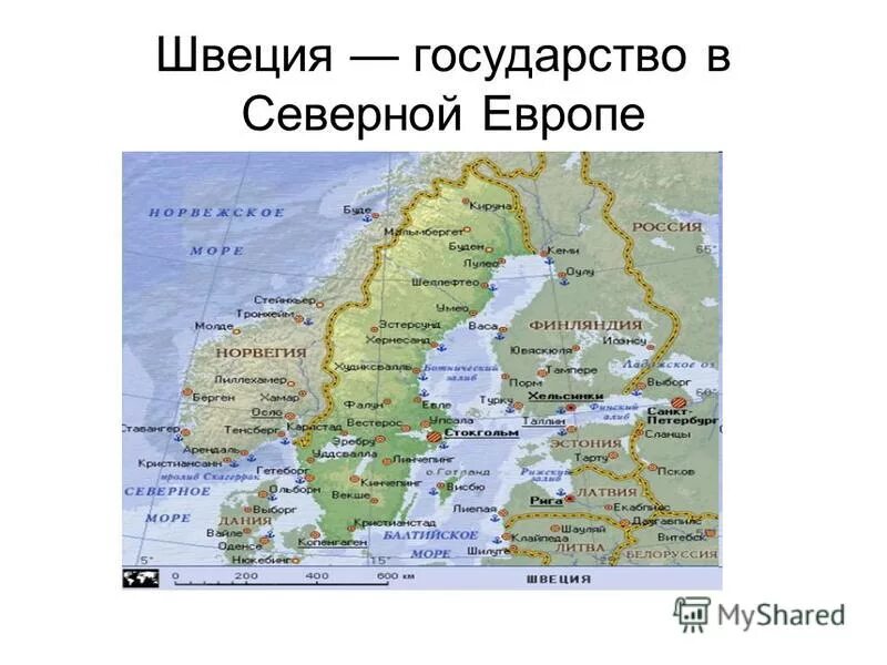 Какие страны находятся на скандинавском полуострове. Крупные города Северной Европы. Скандинавский полуостров страны. Северные страны. Швеция на карте.