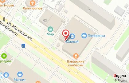 Карта твери можайского
