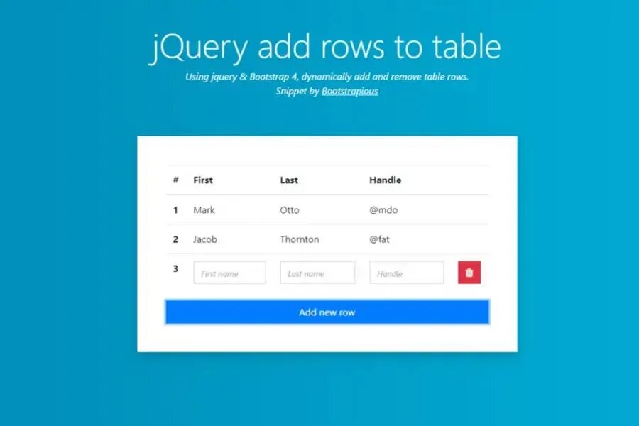 JQUERY таблица. Bootstrap Table. Bootstrap таблицы. Веб-дизайн Table add Row. Add bootstrap