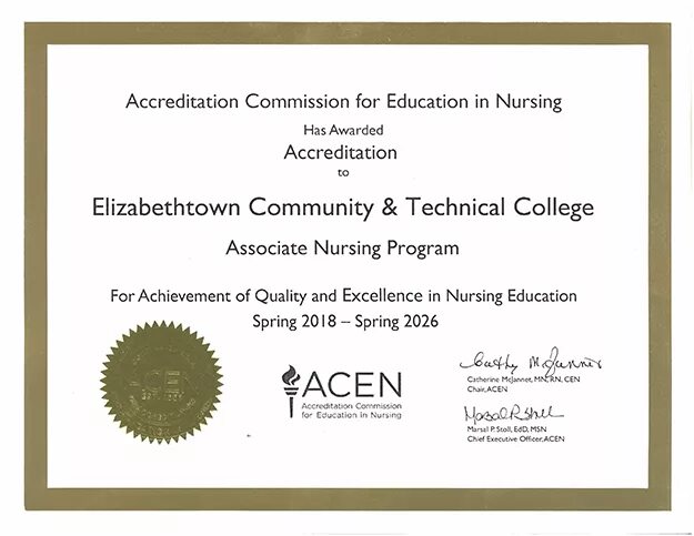 Certificate of Foreign Nursing Education. CS Accreditation. Dimploma.