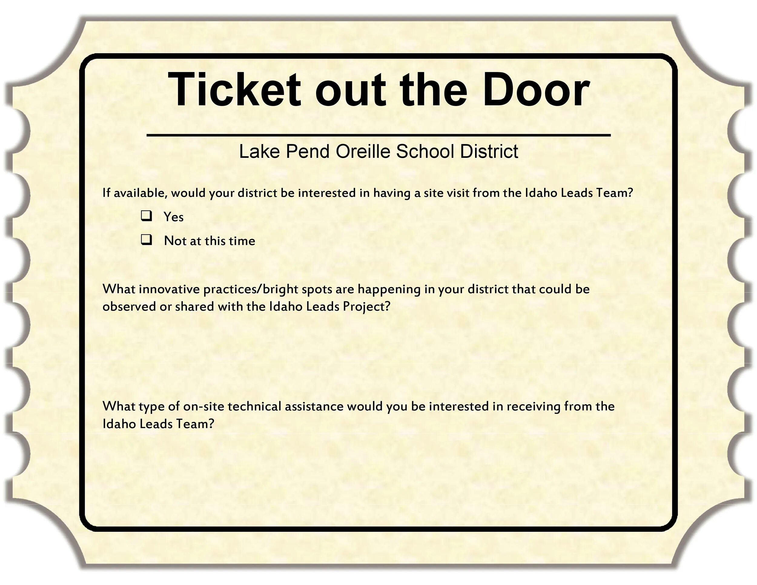 Ticket out the Door. Тикет. Exit ticket. Ticket form. Is this yours your ticket