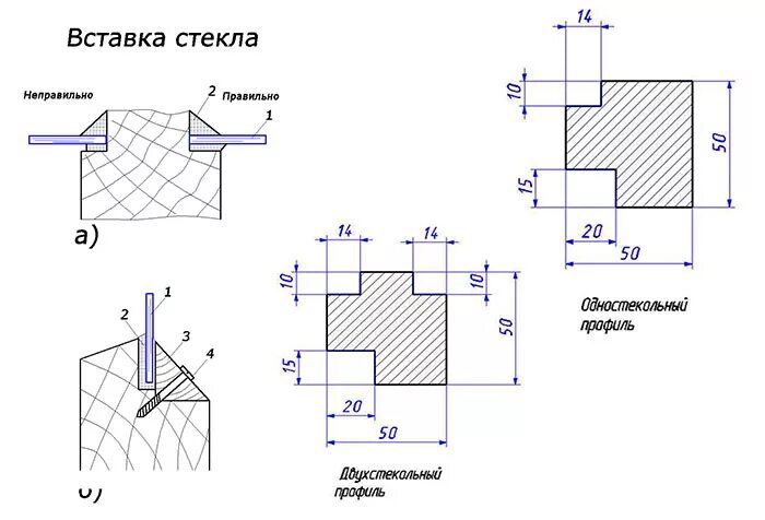 Окно своими руками чертежи