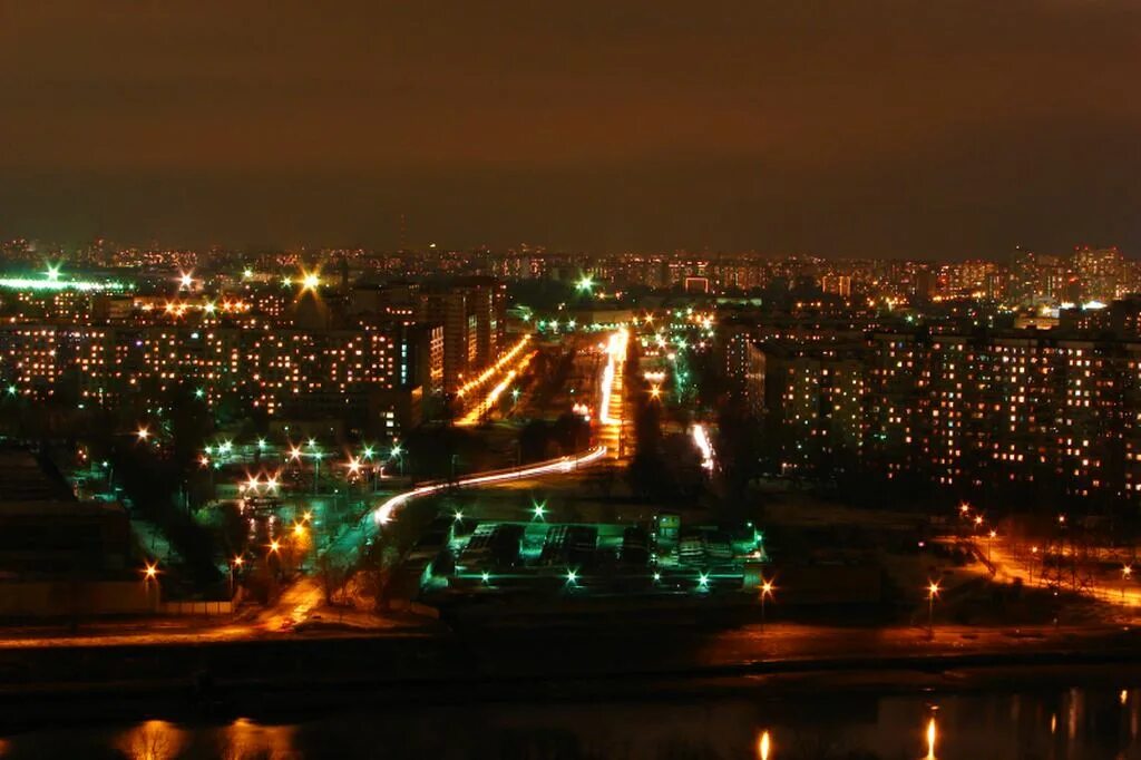 Кисло город. Ночной город Копейск. Ночной город Нальчик. Ночной город Батайск. Ночной город Катайск.