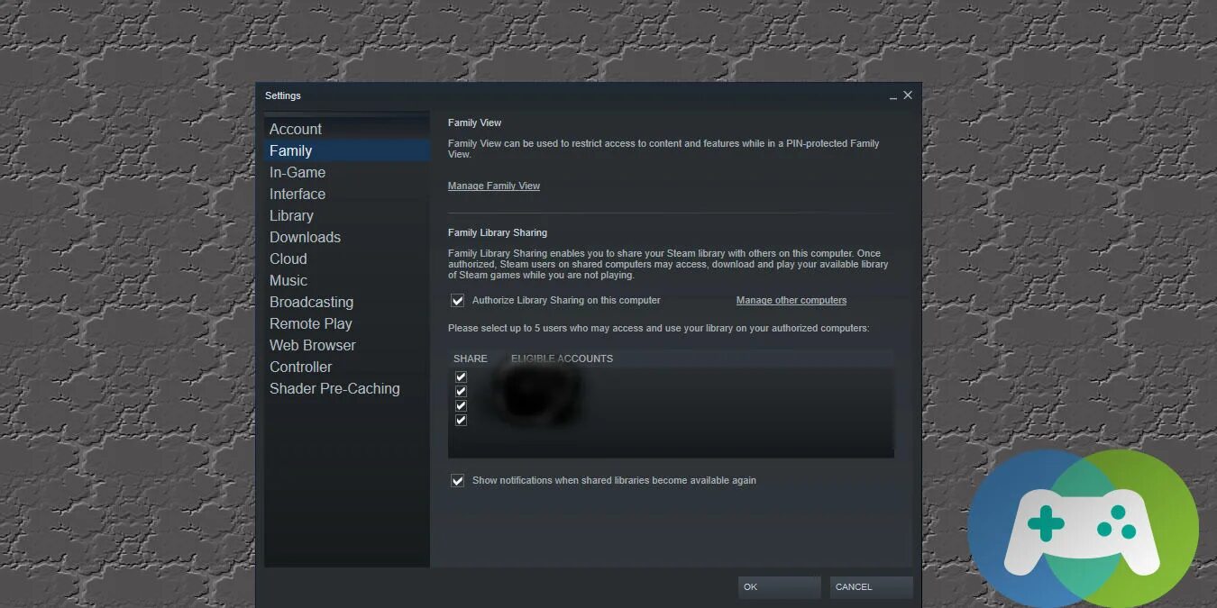 Как включить steam family library. Семейный доступ стим. steam share. family library sharing steam. как сделать семейный доступ в steam.