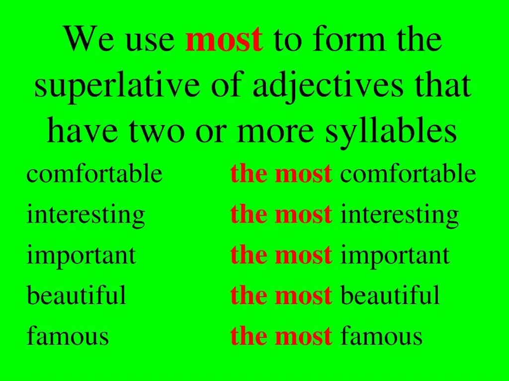 Forms of adjectives. Much Superlative form. Superlative form of the adjectives many. Famous Superlative form of the adjectives. 6 use the adjectives