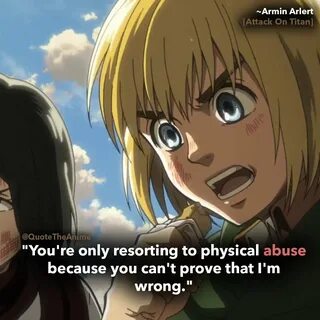 Images Of Armin Attack On Titan Quote.