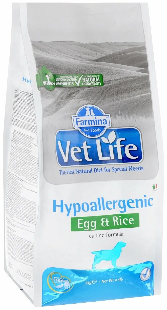 Vet life корм hypoallergenic