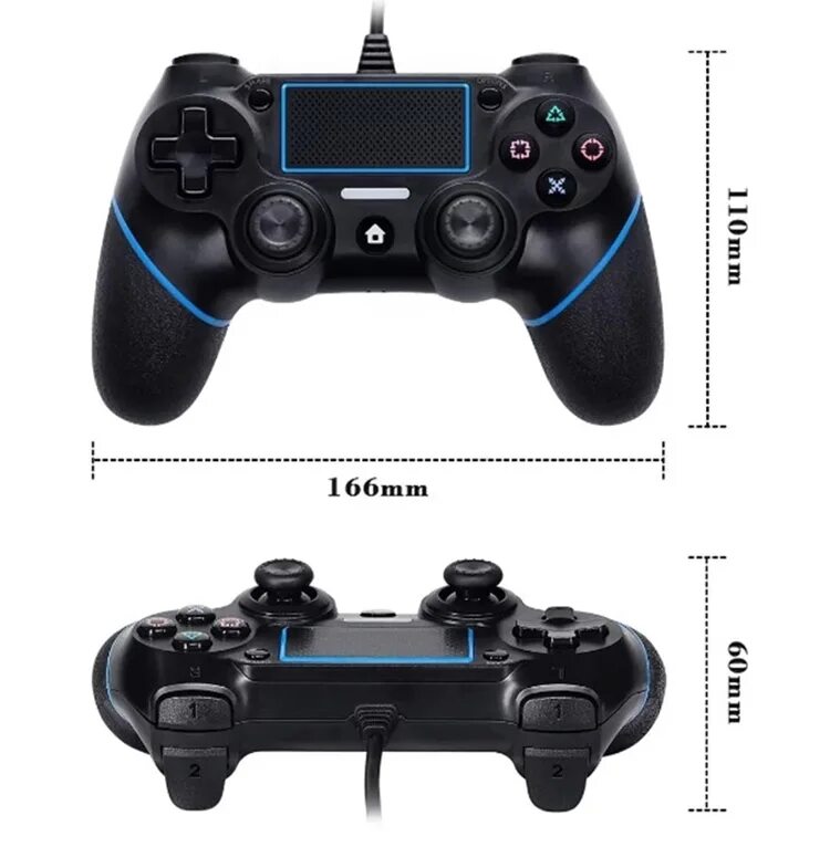 Определить джойстик. Геймпад ps4 и ps5. Геймпад PLAYSTATION 4 wired Controller (проводной). Дуалшок пс4. Ps4 и ps5 габариты.