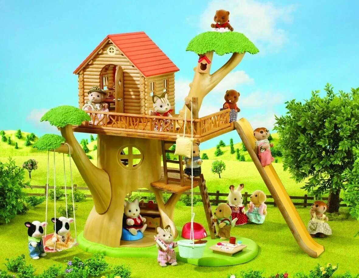 Той хаус. Игровой набор Sylvanian Families дерево-дом 2882/4618. Сильвания Фэмили дом на дереве. Дом дерево Sylvanian Families 2730. Sylvanian Families Treehouse.