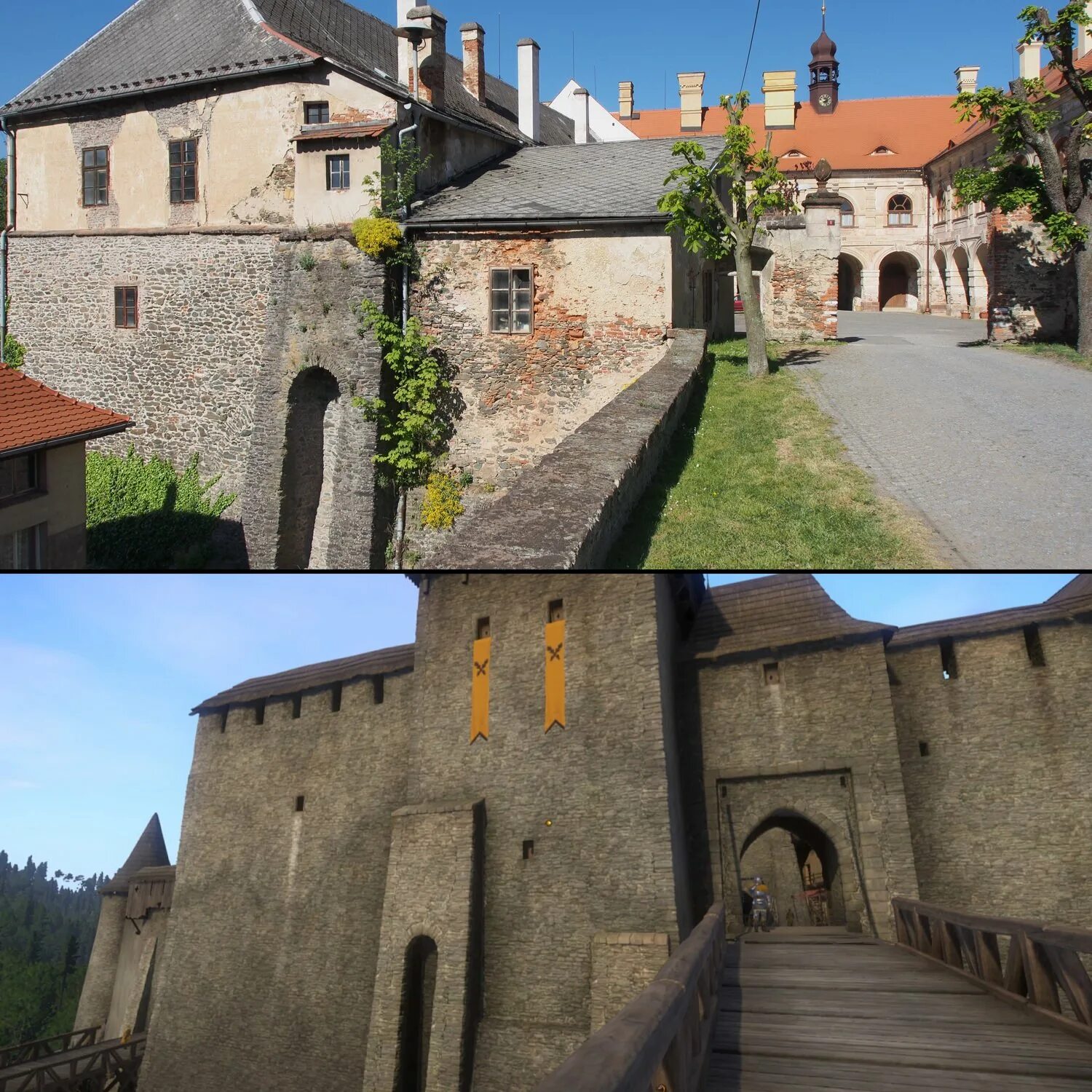 Кингдом кам замок. Замок кингдом Кам. Kingdom come deliverance Rattay. Ратае над Сазавой кингдом. Ратае Kingdom come deliverance.