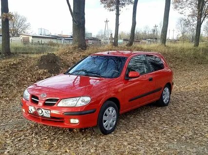 Nissan almera красный