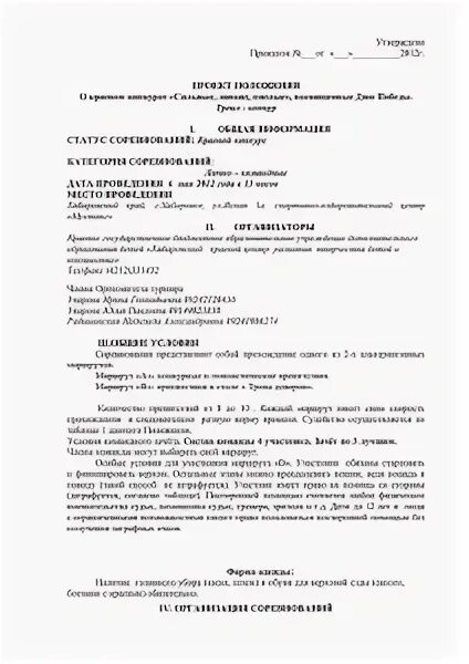 Положение о проекте 2025. Положение о проекте 2025