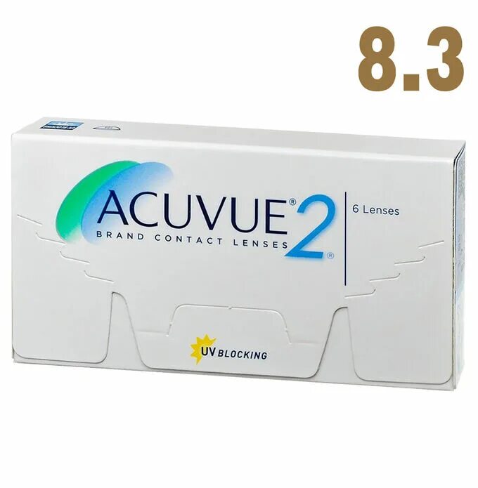 Acuvue 2 (6 линз) (8.3, -3,50). Контактные линзы Acuvue 2. Линзы Acuvue 2 недельные. Acuvue 2 (6 линз) (8.3, -3,75). Купить линзы недельные