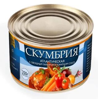 Рыбная консерва с овощами