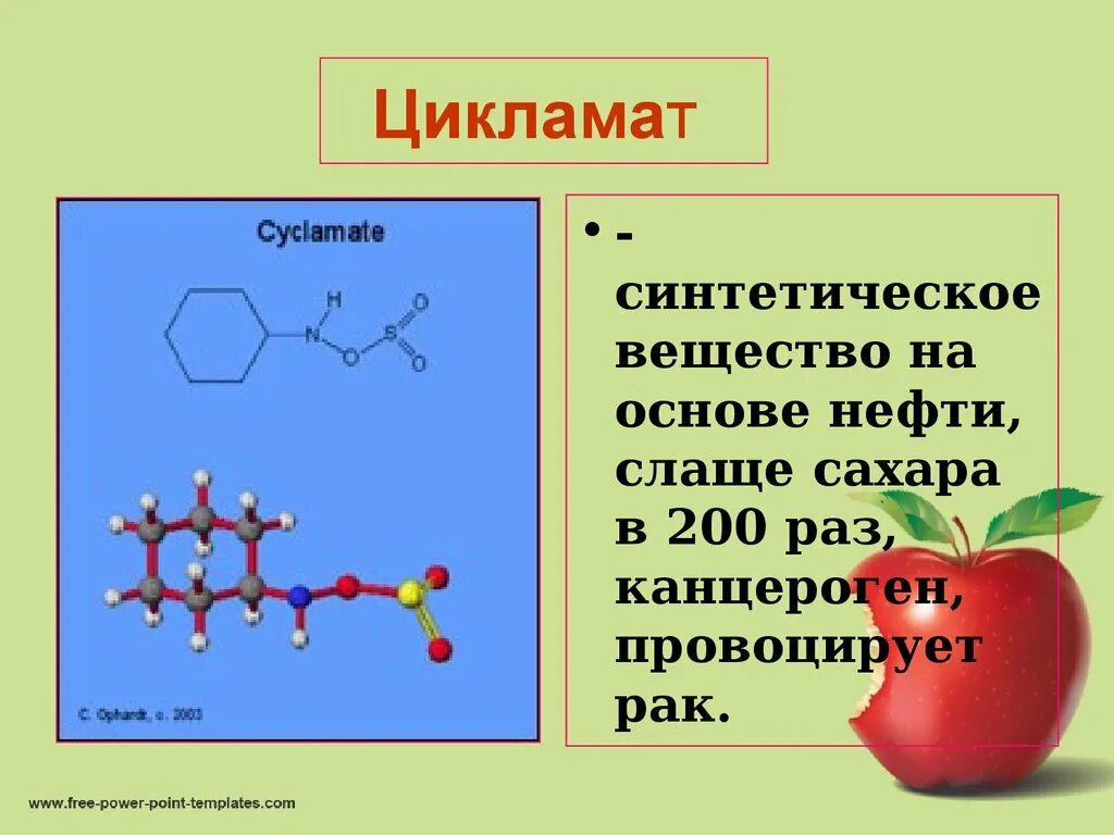 Цикламат натрия это