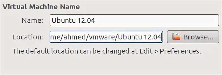 Vm name. Vm name