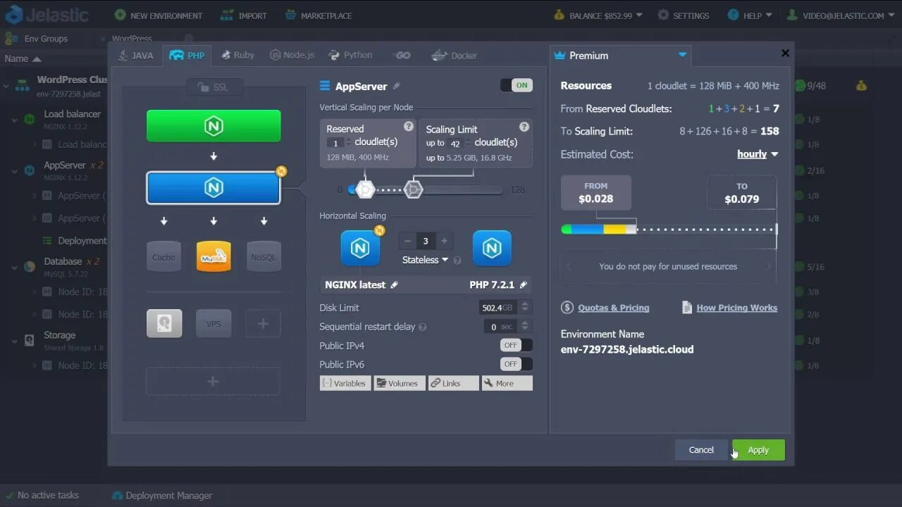 Env name